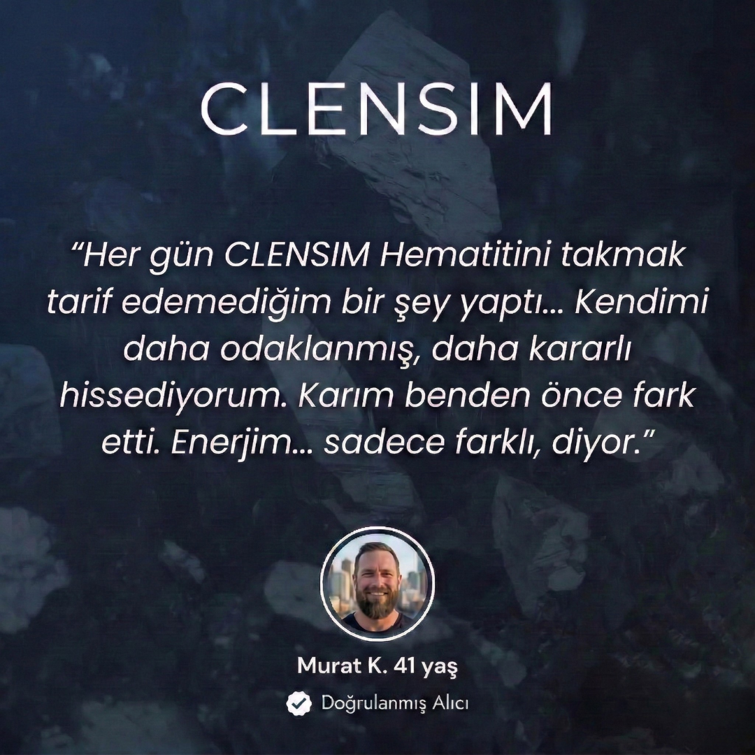 Clensim® Hematit Bileklik