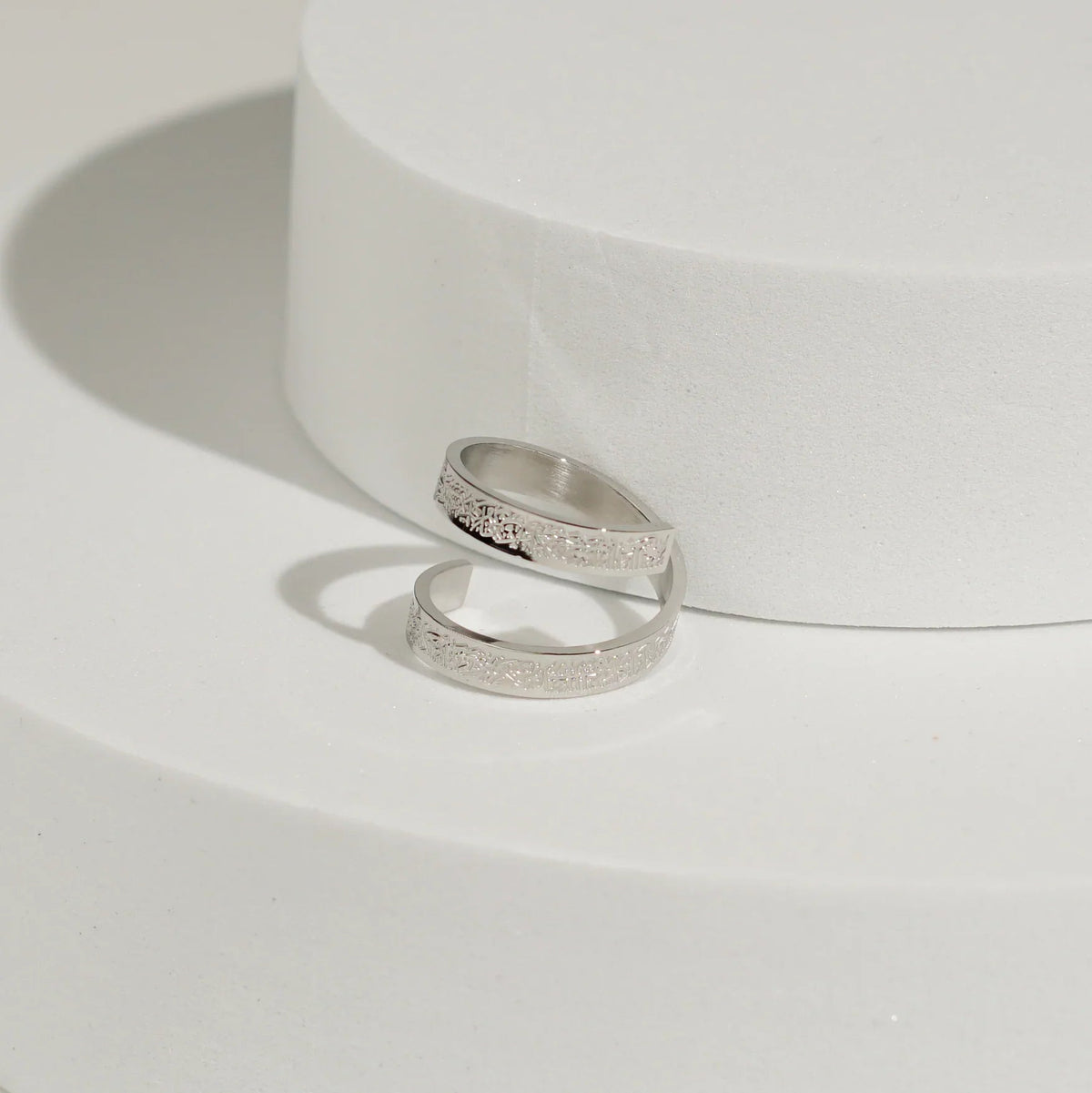 Paslanmaz Çelik Ayetel Kürsi Yüzük