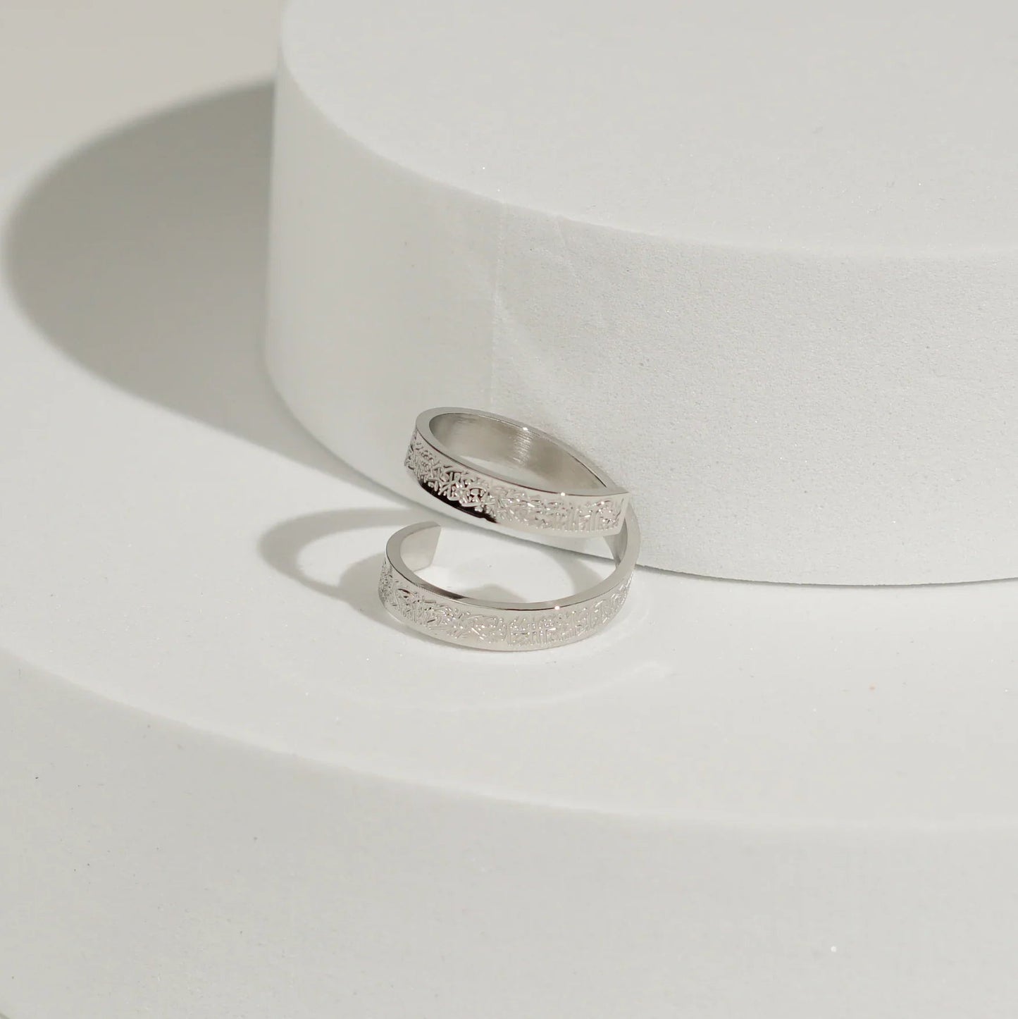 Paslanmaz Çelik Ayetel Kürsi Yüzük